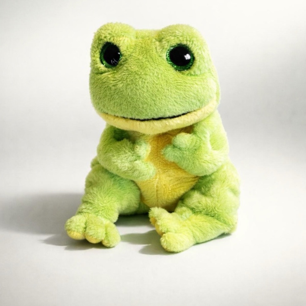 TY Green Plush Frog Toy (10+ items @ $1 each)